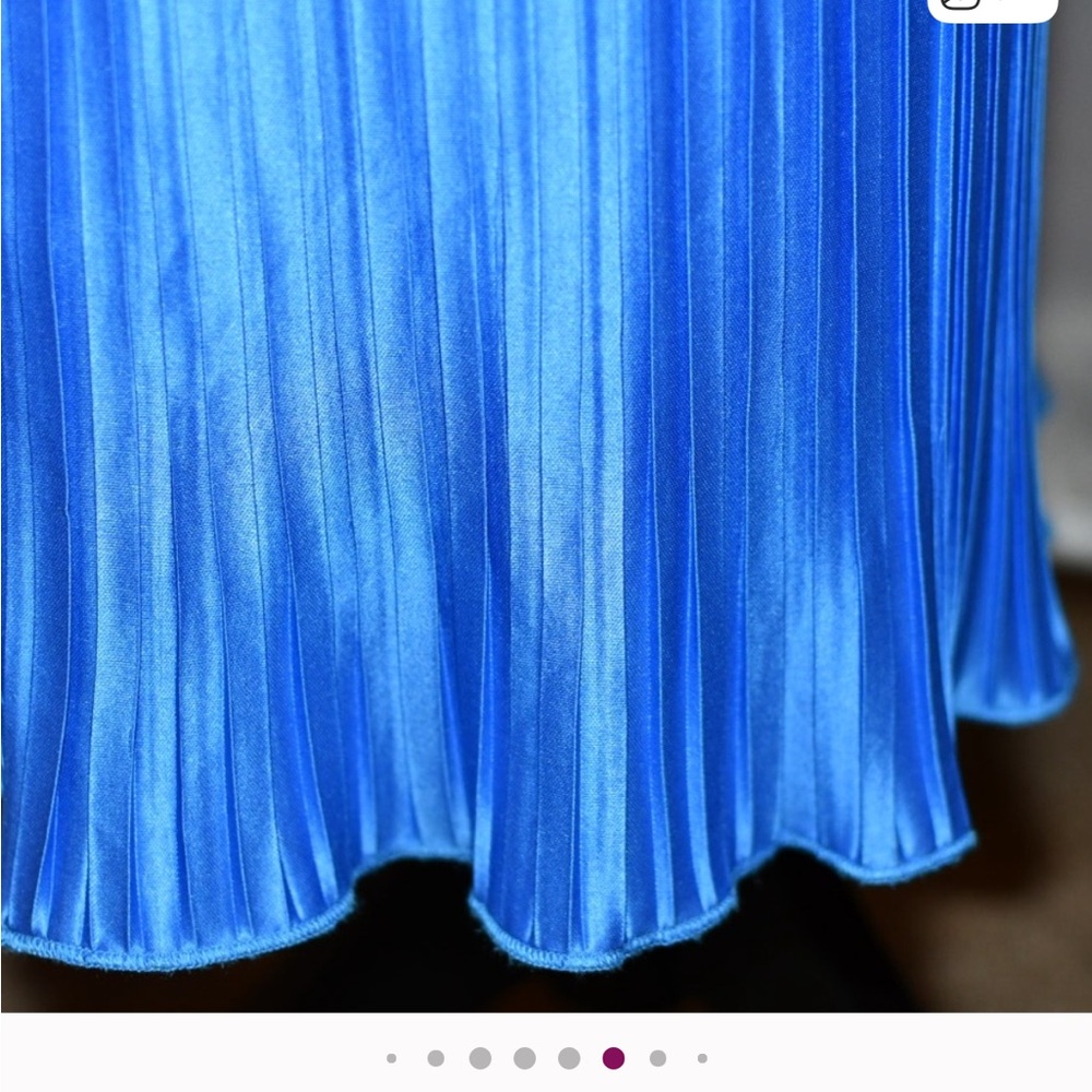 DKNY Women's Vibrant Blue Midi Dress - Picture 9 of 12